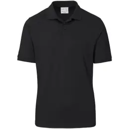 Mens Okiyo Shizen Eco Golf Shirt Black Front